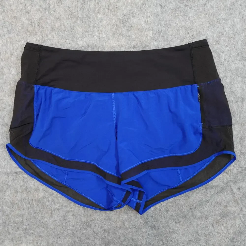 Lululemon Shorts Womens 8 Mind Over Miles Blue 3.5